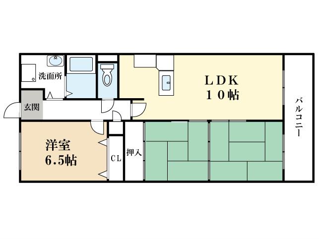 アメニティ7(3LDK/4階)の間取り写真