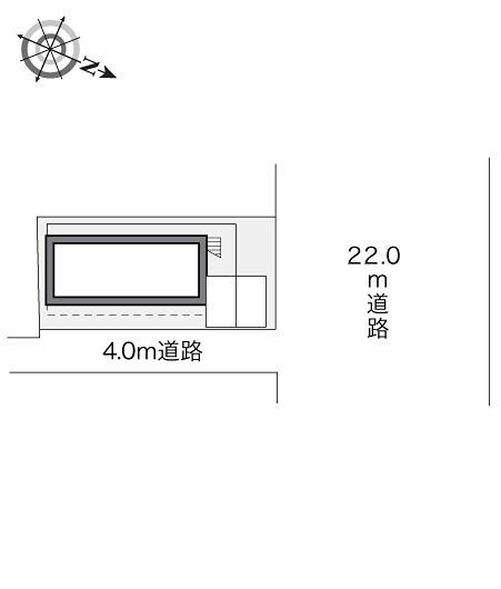 レオパレス楠2(1K/2階)の間取り写真