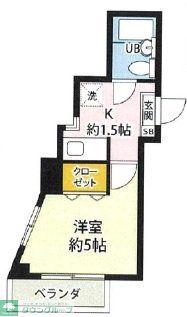 MAC平山城址公園コート(1K/3階)の間取り写真