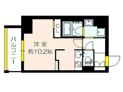 MORINOMIYA HOUSE(ワンルーム/7階)の間取り写真