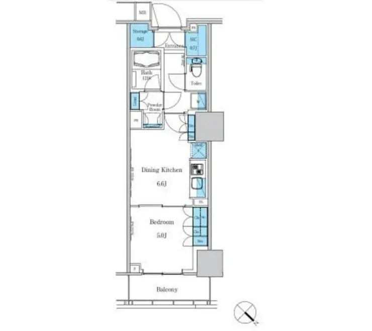 パークアクシス滝野川ラブリーズ 15階階 間取り