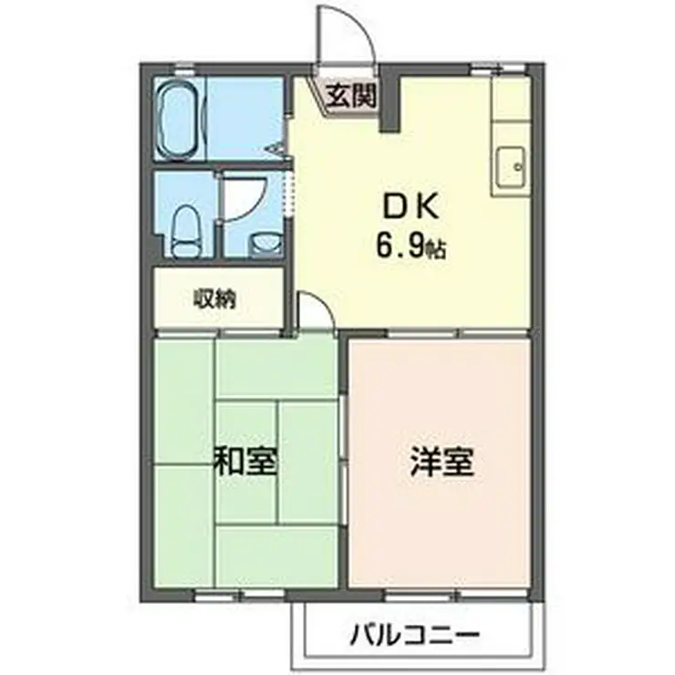エクセルスリー 1階階 間取り