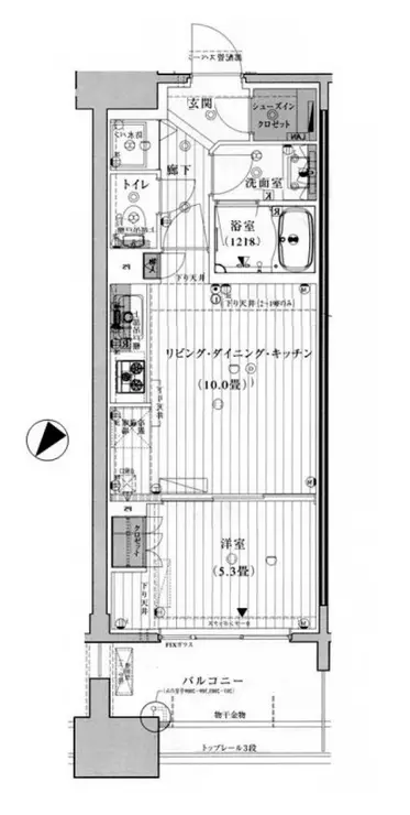 晴海テラス 12階階 間取り