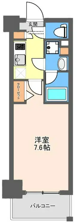 ガーラ・ヴィスタ横浜鶴見 3階階 間取り