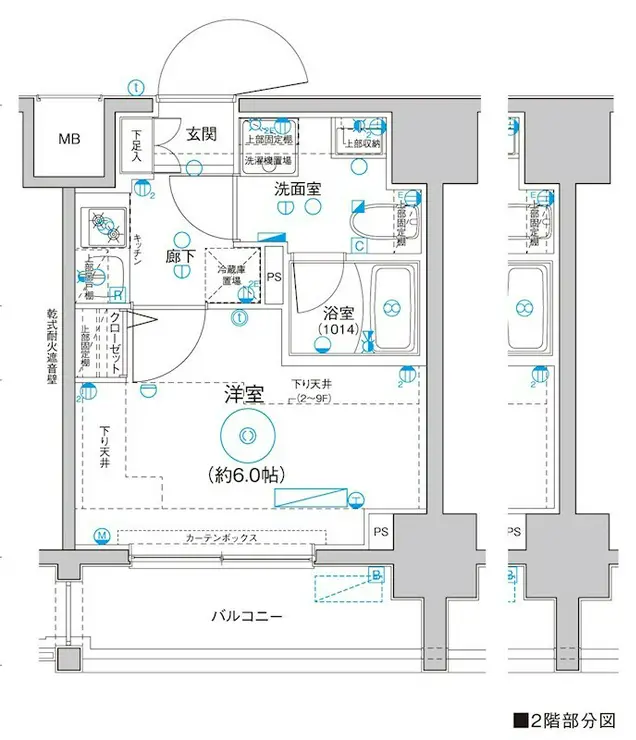 Le’a MARKS横濱 3階階 間取り