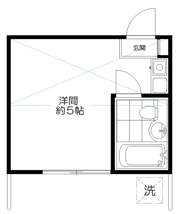 ペアパレス経堂 1階階 間取り