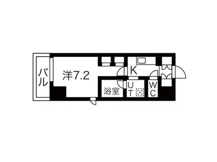 シーズンフラッツ押上サウス(1K/8階)の間取り写真