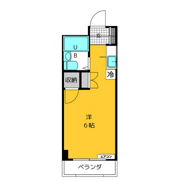 ソレイユ暁 4階階 間取り
