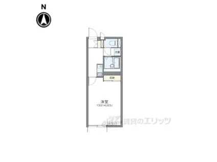 レオネクストかのう(1K/1階)の間取り写真