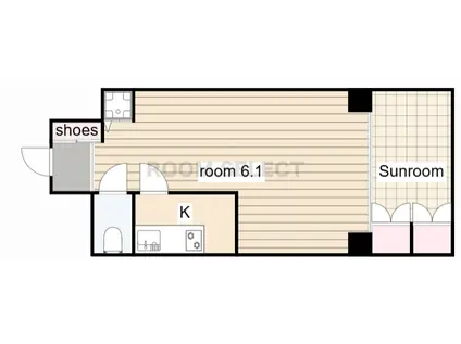 OLD&NEW(1K/5階)の間取り写真