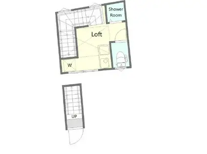 サークルハウス平和島壱番館(ワンルーム/2階)の間取り写真