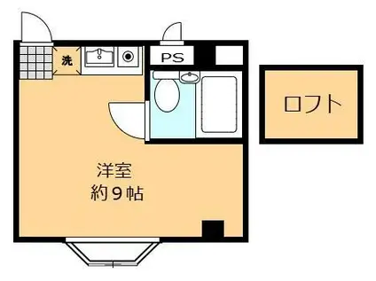 ジェンティーレ佐野駅前(ワンルーム/3階)の間取り写真