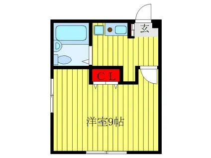 スプラウト北赤羽(1K/4階)の間取り写真