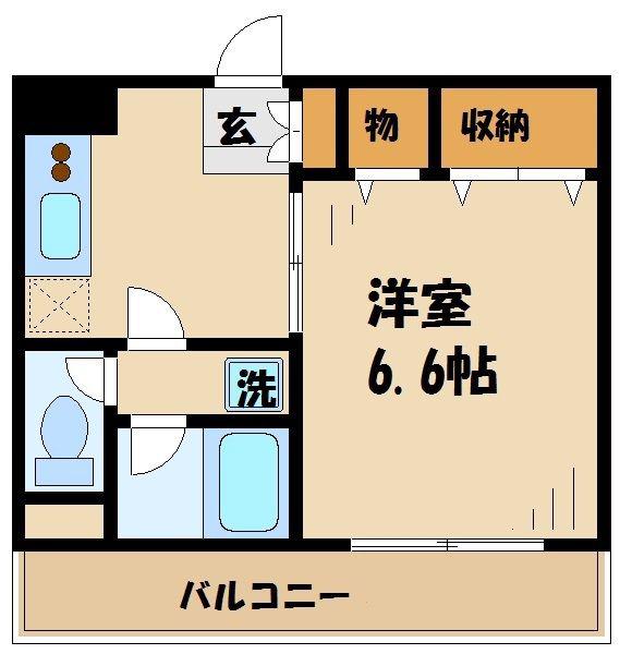 エクセレンス(1DK/3階)の間取り写真