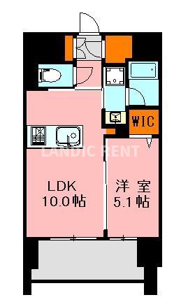 CIDNAL THE PLACE(1LDK/5階)の間取り写真
