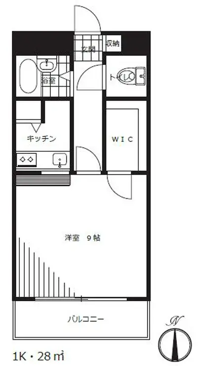 プルメリアガーデン 4階階 間取り