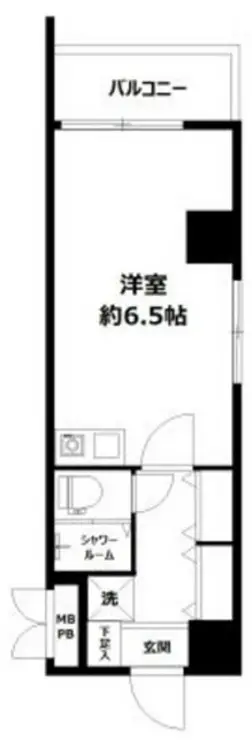 ライオンズマンション川崎貝塚第2 2階階 間取り