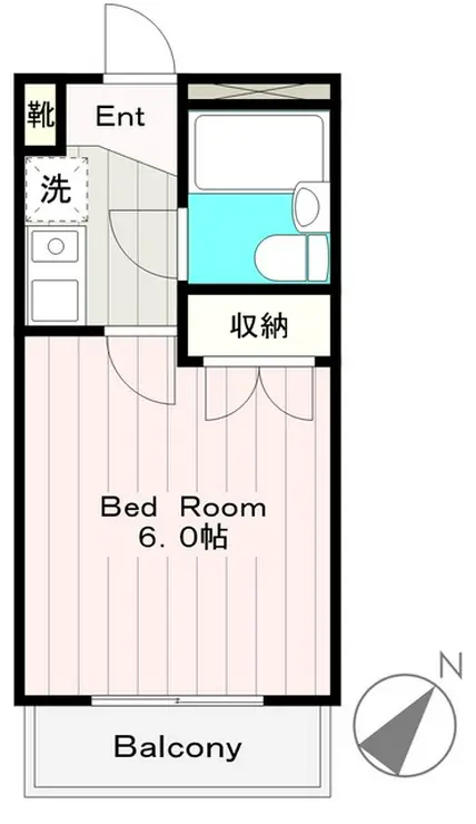 イジェント生田 3階階 間取り