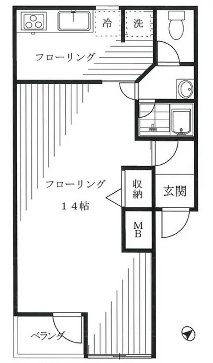 スペース朱 3階階 間取り