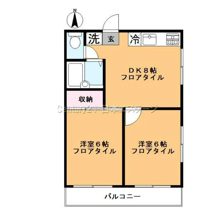 アドバンス旗の台 3階階 間取り