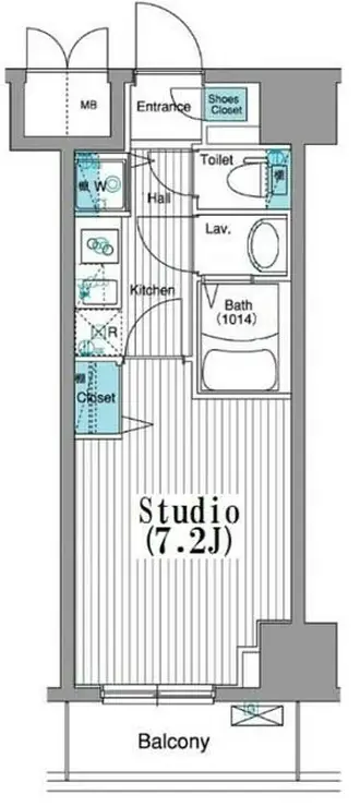 グランド・ガーラ銀座 10階階 間取り
