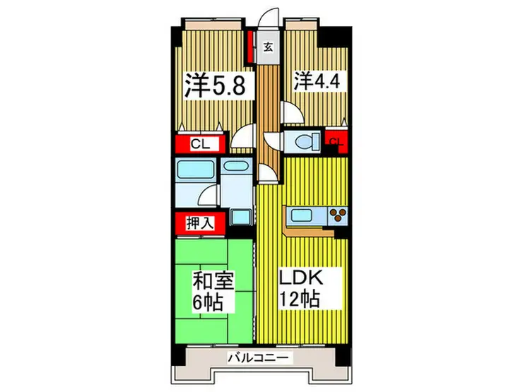 レクセルプラザ西川口 10階階 間取り