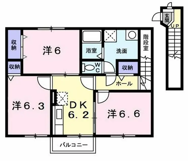 サンクレスト 2階階 間取り