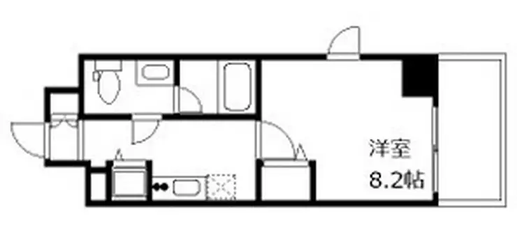 LEXE赤羽 2階階 間取り
