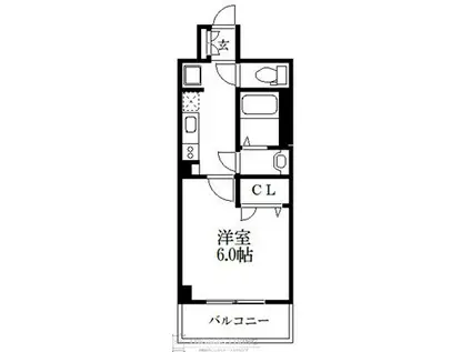 ネストピア博多グランドステージIII(1K/10階)の間取り写真