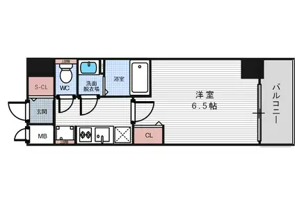 プレサンス 梅田北 ディア(1K/8階)の間取り写真