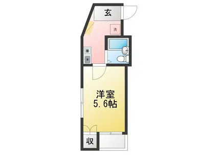 スマートホームズ北池袋(1K/1階)の間取り写真