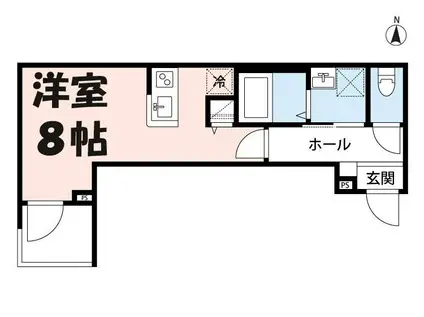 ROBOT HOME日進Ⅱ(1K/2階)の間取り写真