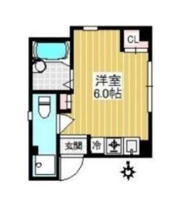 シティテラス立石(ワンルーム/3階)の間取り写真