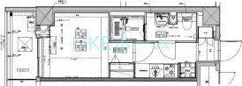 レジデンス船橋東中山(1K/2階)の間取り写真