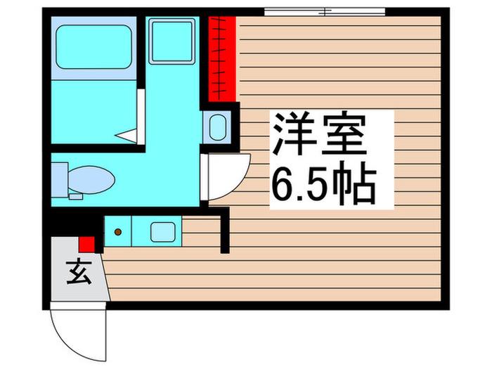 RSC西新井(ワンルーム/1階)の間取り写真