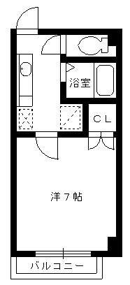 TYビル今泉(1K/3階)の間取り写真