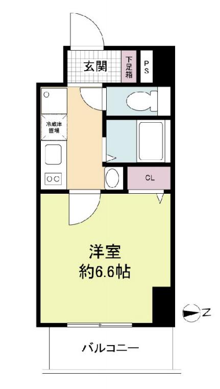 SERENA大阪天満宮(1K/8階)の間取り写真