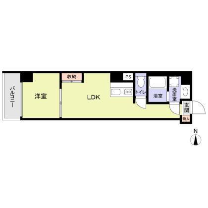 GRACIA OGU GRACIA OGU(1LDK/4階)の間取り写真
