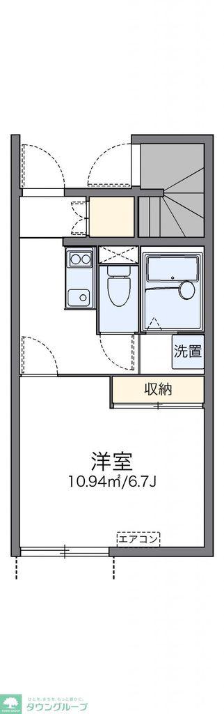 レオネクスト新百合2(1K/1階)の間取り写真