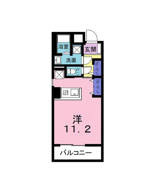 ノ・メール マサキ(ワンルーム/5階)の間取り写真