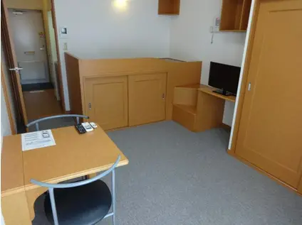 沖縄県豊見城市 2階建 築24年(1K/2階)の間取り写真