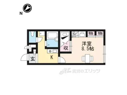 レオパレスグロウアーク(1K/2階)の間取り写真