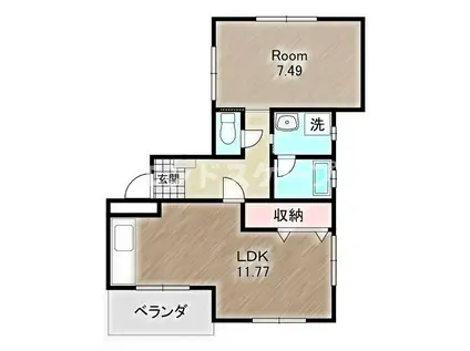 パルハイム85(1LDK/3階)の間取り写真