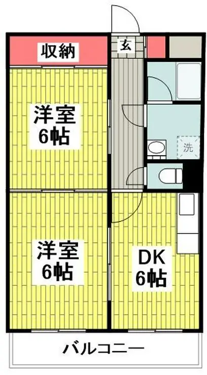 ファミール柿の木台 3階階 間取り