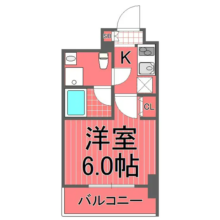 エクセリア川崎 2階階 間取り