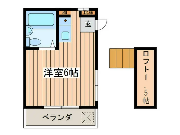 ラビアン西調布 2階階 間取り