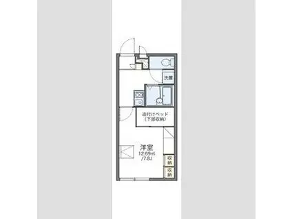 レオパレス安祥(1K/2階)の間取り写真