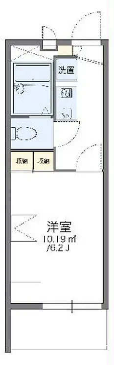 レオパレスMLハロープラザ 3階階 間取り