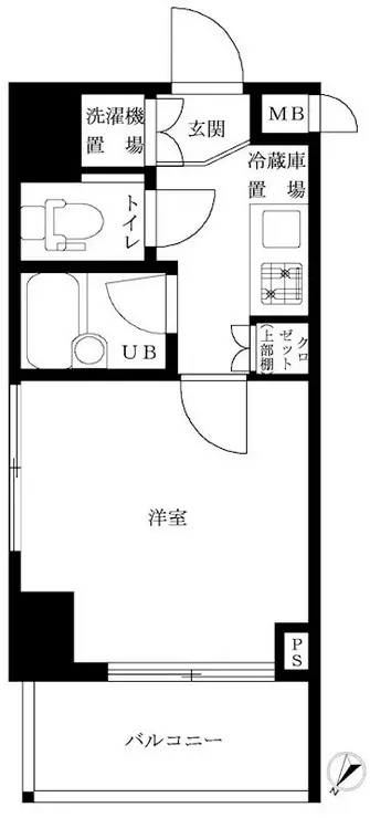 ルーブル神宮前 5階階 間取り