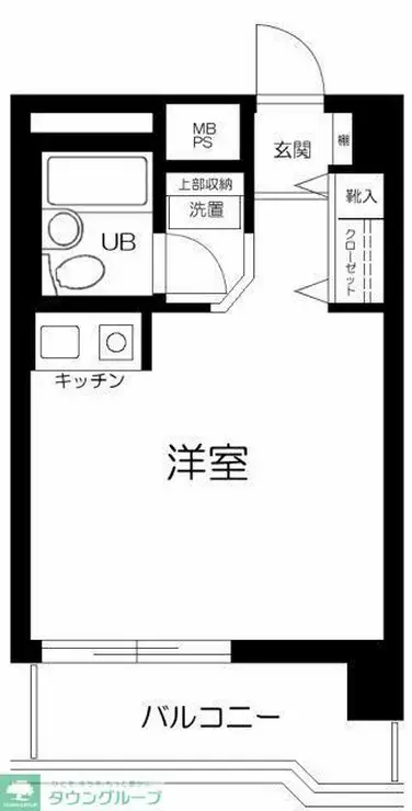 シャルマン中野坂上 2階階 間取り